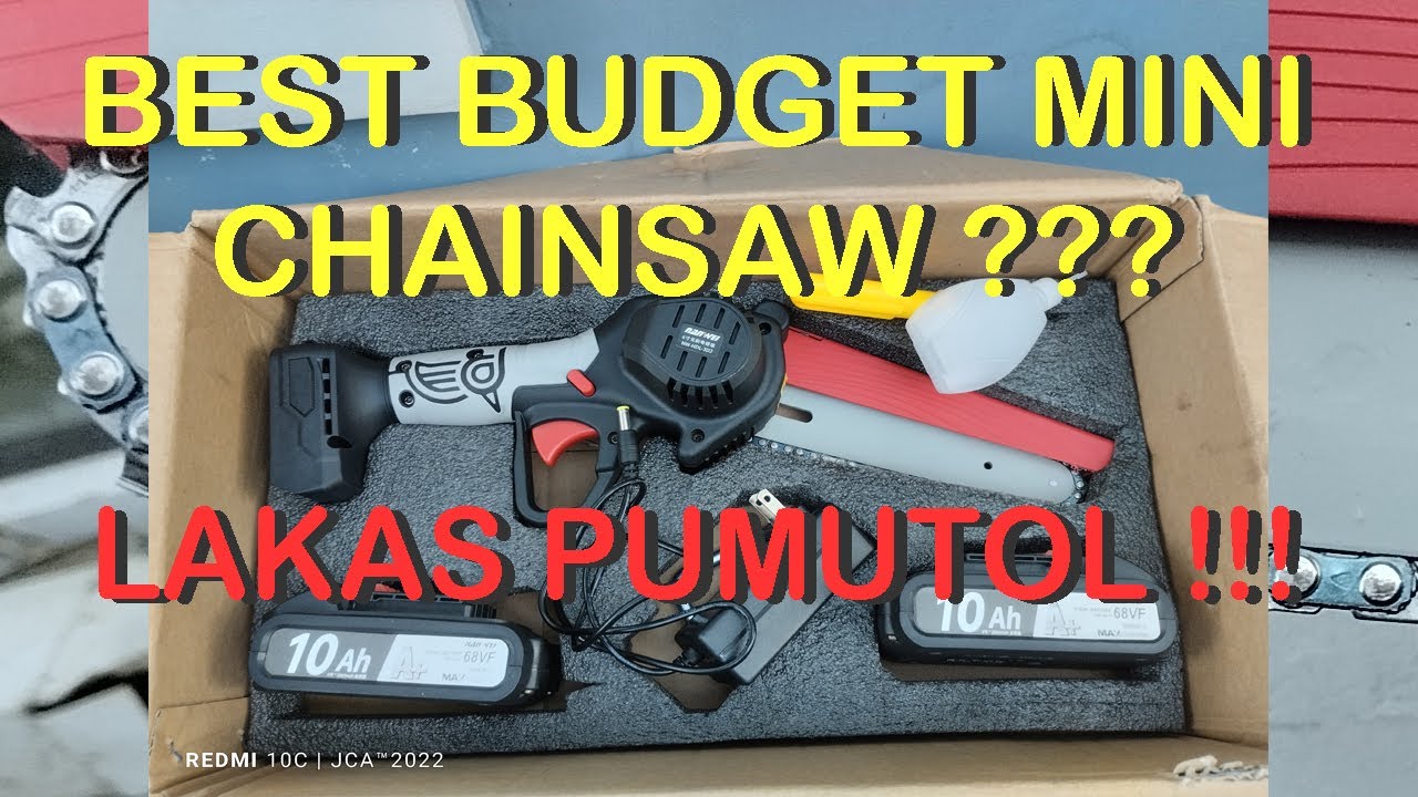 MINI CHAINSAW, Cordless & Brushless (Unboxing & Review) - YouTube