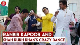 Ranbir Kapoor and Shah Rukh Khan's CRAZY dance at Akash-Shloka Wedding