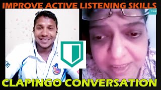 An Experience Tutor||Clapingo Conversation|| Online English Speaking Practice|#Clapingo#Engtalki