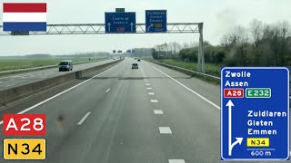 A28 + N34 Groningen - Emmen, NL