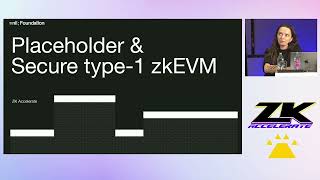 Secure type-1 zkEVM compiled with zkLLVM \u0026 Placeholder, by ​Alisa Cherniava of Nil Foundation