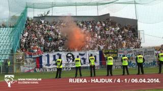 Torcida Split / NK Rijeka - Hajduk Split 4:1 (29. kolo MAXtv Prva Liga)