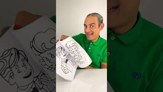 Magic coloring book π | Arnaldo Mangini #shorts #magic