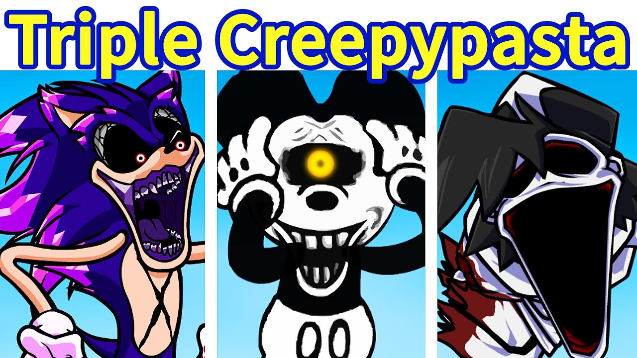 Friday Night Funkin': Triple Creepypasta (Triple Trouble But ...