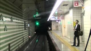 JR東西線の前面展望　京橋駅から尼崎駅　train view