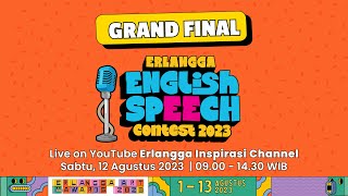 Grand Final Erlangga English Speech Contest 2023