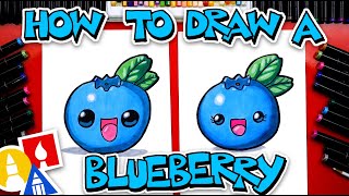 How To Draw A Funny Blueberry