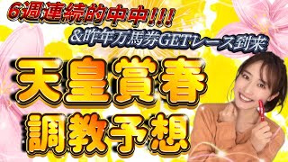 【調教予想】天皇賞・春を天童なこが大予想‼️勢いMAX中に得意レースきたぁ❤️‍🔥💪