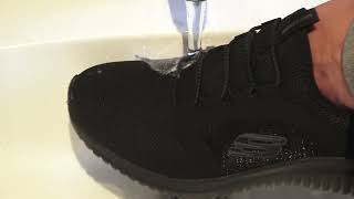 Deichmann Shoes, New Skechers GO WALK in Germany. Imbox shoes protection test