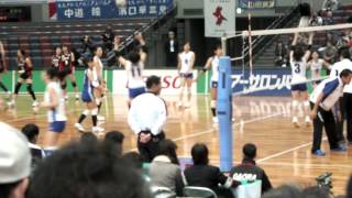 東レアローズ 20130113 VプレミアNEC戦公式練習