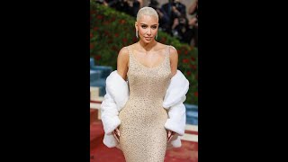 Kim Kardashian Met Gala 2022 Dress Explained | #kimkardashian #marilynmonroe