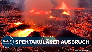 HAWAII: Vulkan Kilauea bricht aus: Lavafontänen schießen bis zu 90 Meter hoch - Spektakuläre Bilder