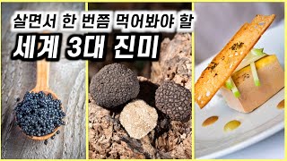 세계 3대 진미는 왜 비쌀까?(feat. 캐비어, 트러플, 푸아그라)