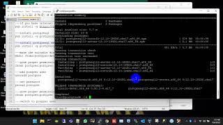 how to install postgres database on linux server