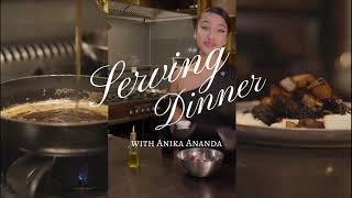 Serving Dinner with Anika Ananda „Honey-Garlic glazed lambchops“