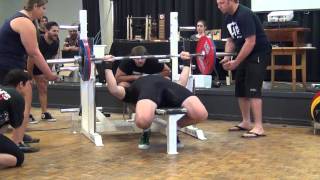 Shanks Bench Attempt 2 - 117.5kg@109kg