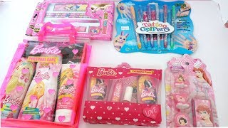 feel the barbie pencil box and craft kit