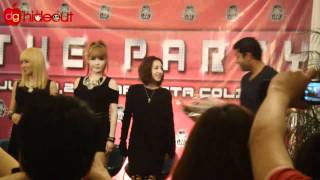 [HD] 060411 Fancam 2NE1 Press Con - Q\u0026A Part 1 (skittles03 ver)