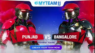 Punjab vs Bangalore | Today at 7:30 PM | Indian T20 League