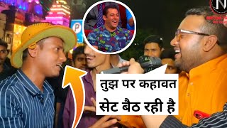 एक अंध भक्त को चारो तरफ से घेर लिया ओर कर डाली धुलाई 😂 | andh bhakt roast | godi media roast