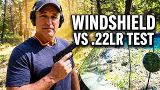 Truck Windshield vs .22LR - Real Range Test