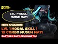 Lvl 1 Modal Skill 1 Sekali Combo Musuh Mati! Siapa Kah dia?