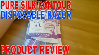 ✅  How To Use Pure Silk Contour 6 Disposable Razor Review 🔴