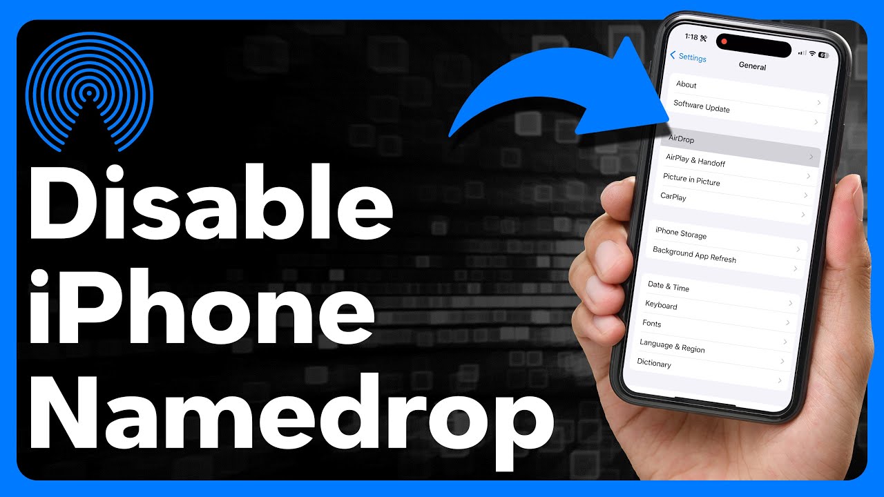 How To Disable NameDrop On IPhone - YouTube