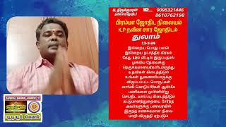 பொதுராசிப்பலன்கள் வழங்குபவர் ஜோதிடர் திரு எம் திருக்குமரன்ஆச்சாரியார்