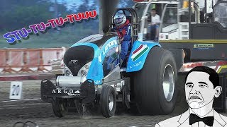 BEST Turbo Flutter Sound I've Ever Heard!! - 1200HP Landini Pro Stock Tractor