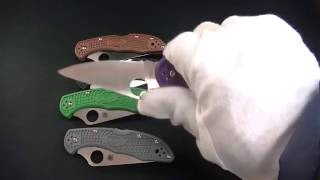 Spyderco【スパイダルコ】■ デリカ4 【VG-10】【フラットグラインド】【ザイテル 各色】 DELICA4 折りたたみナイフ