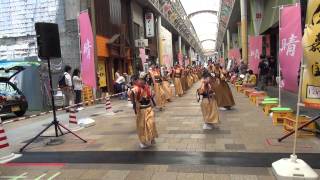 俄嘉屋２０１５　岡山うらじゃ1日目 駅前商店街