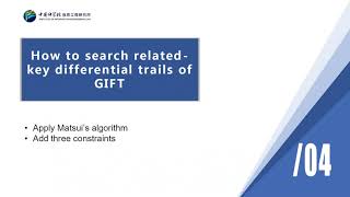 11 - Improved (Related-key) Differential Cryptanalysis on GIFT