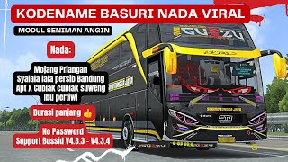 Kodename Basuri Nada Viral Mojang Priangan | No Pw | Support Bussid V4.3.3 V4.3.4