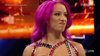WWE Raw 11.28.16 Raw Women's Championship - Charlotte Flair vs Sasha Banks