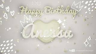 ANESSA Birthday Song – Happy Birthday Anessa