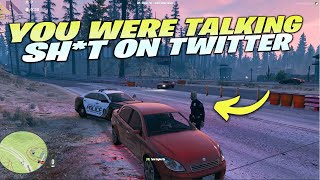 Tuggz Gets Confronted By a Twitter Troll | Prodigy RP | GTA | CG