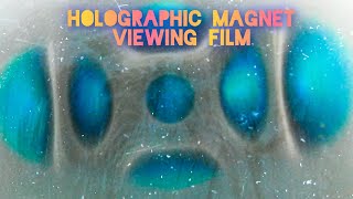 Improved 3D holographic magnet viewing film | pressure mediation of different magnet arrays