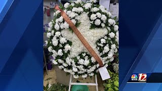 North Carolina florist honors Greensboro Police Officer Horan with special wreath for funeral