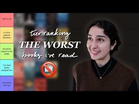 tier ranking the WORST books i've ever read