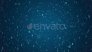 Digital Binary Data Abstract Background