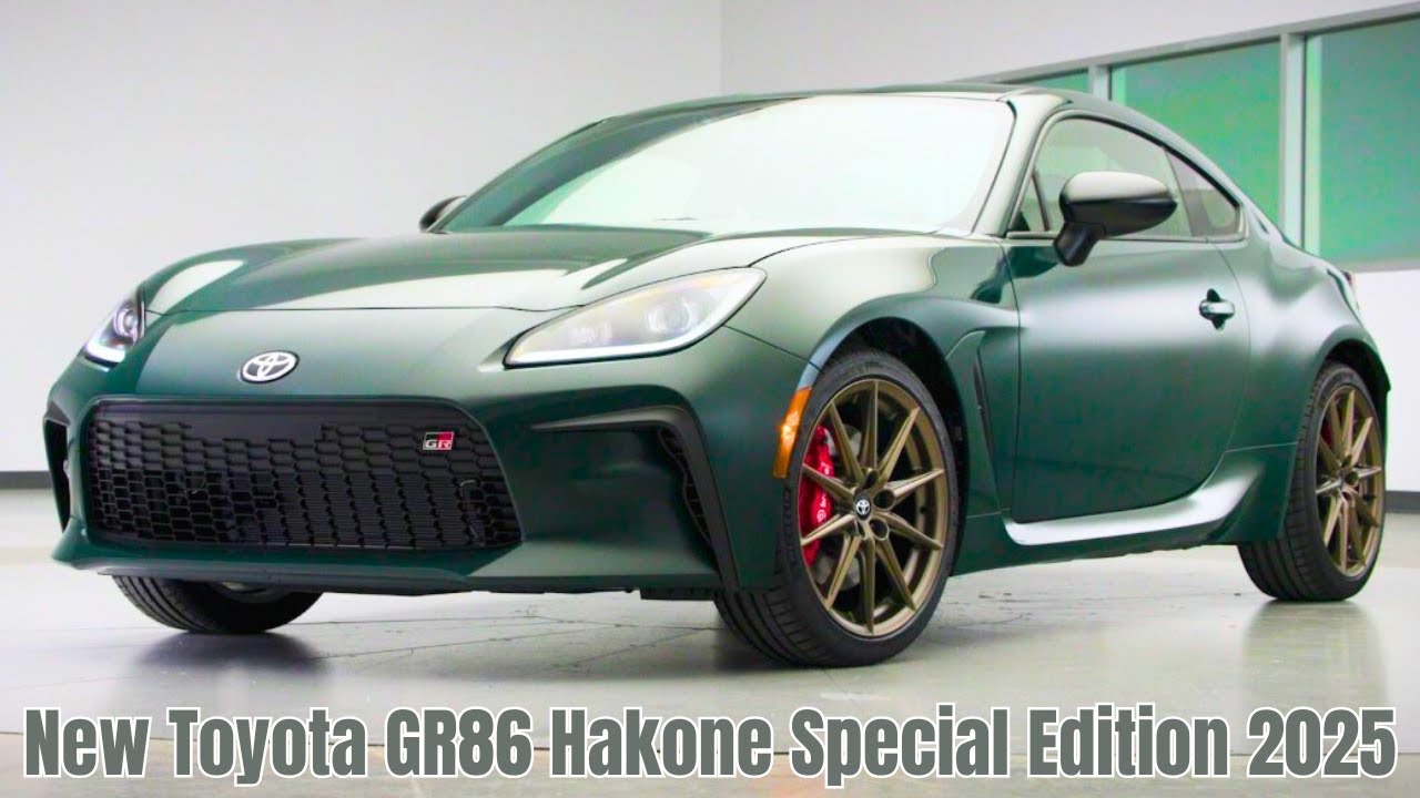 Will Be Limited To 860 Pieces | New Toyota GR86 Hakone Special Edition ...