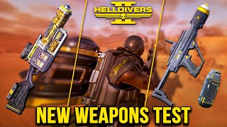 All New Weapons Showcase (Servants of Freedom) in Helldivers 2