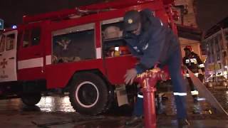 Львів: рятувальники вправлялись у ліквідації пожежі в оперному театрі