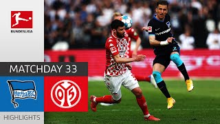 Hertha Berlin - 1. FSV Mainz 05 | 1-2 | Highlights | Matchday 33 – Bundesliga 2021/22