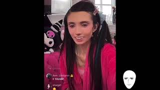 Eugenia Cooney mom calls during live - mean girl vibes - makeup - January 21, 2025 #eugenia #tiktok