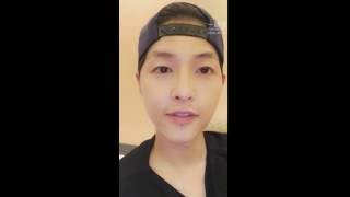 160715 Song Joong Ki Selfcam at Shanghai 송중기 宋仲基上海一直播