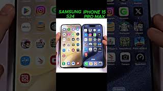 📲☠️SAMSUNG S24 VS IPHONE 15 PRO MAX mobile SPEED TEST📲☠️