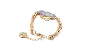 Kinsley Armelle Agate Collection - Gold Crush Bracelet