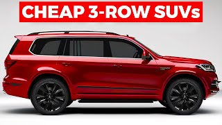 Most Reliable 3-ROW 7-SEATER SUVs Under $30,000